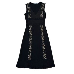 Elegant Black Lace Dress SMALL